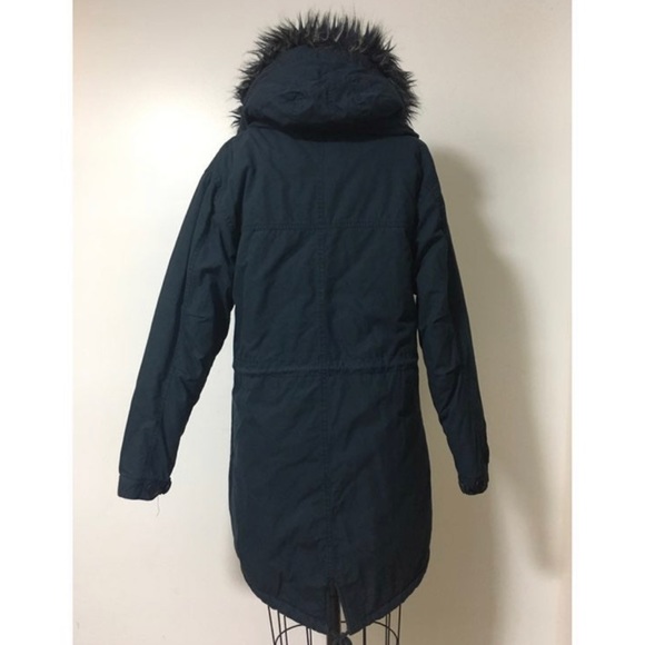 Urban Outfitters Navy Parka XS - Picture 3 of 6